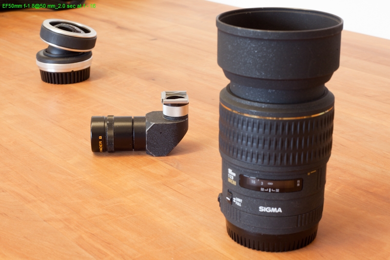 Canon EF50mmf1.8 bei Blende 16 Canon EF50mmf1.8 bei Blende 16