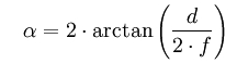 equivalent focal lengths