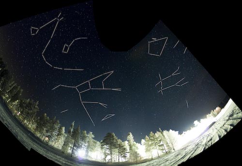 Nightsky above Muonio Nightsky above Muonio
