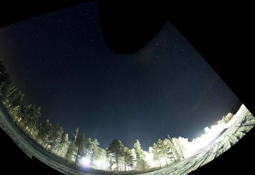 Nightsky above Muonio Nightsky above Muonio